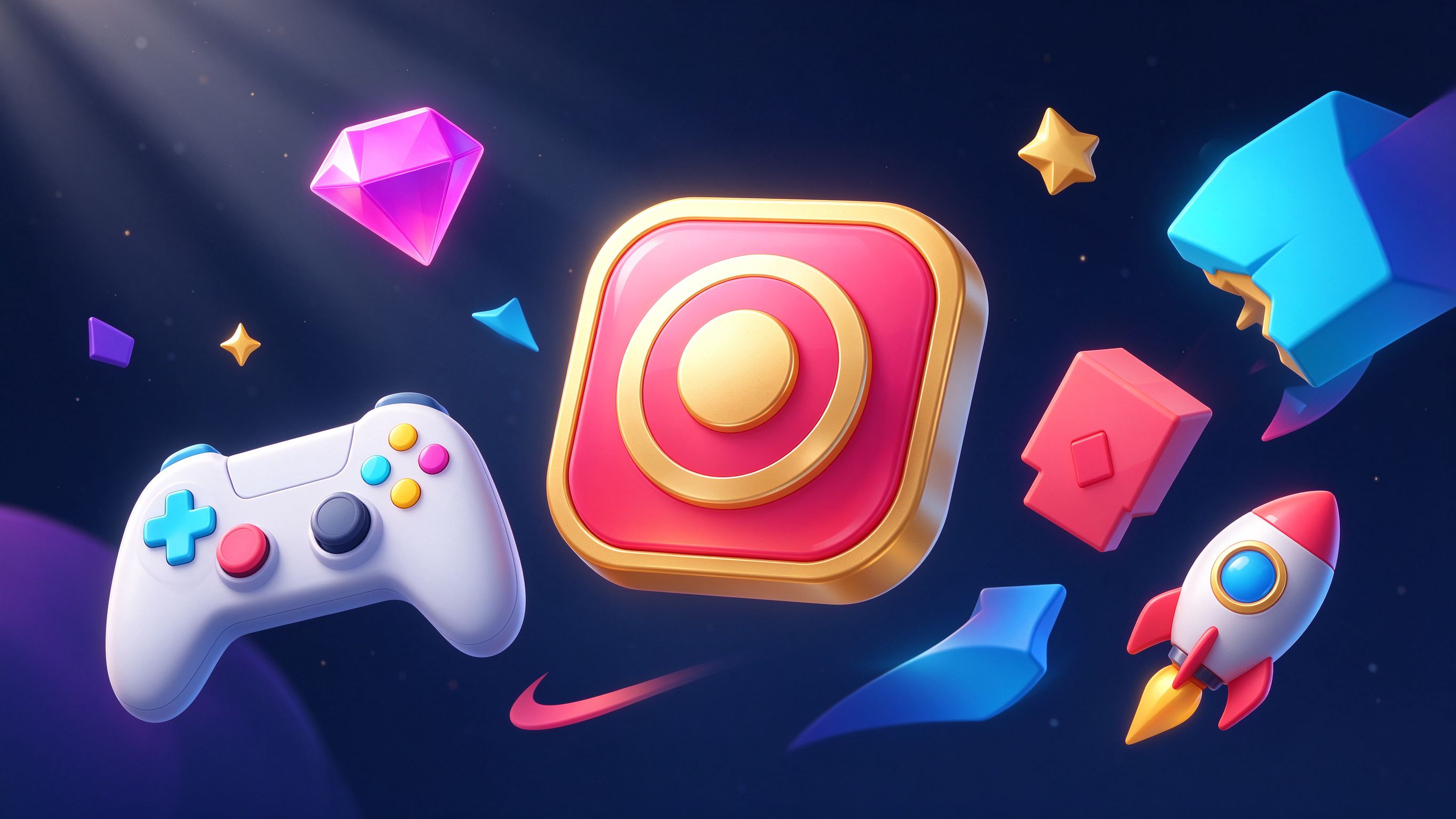 Blip Arcade hero illustration